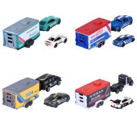 Racing Auto 2 ks s přívesem Deluxe, 4 druhy